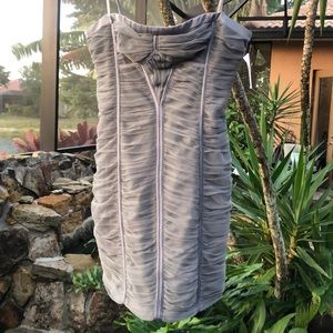 NWT BCBGMaxazria strapless cocktail dress size 12